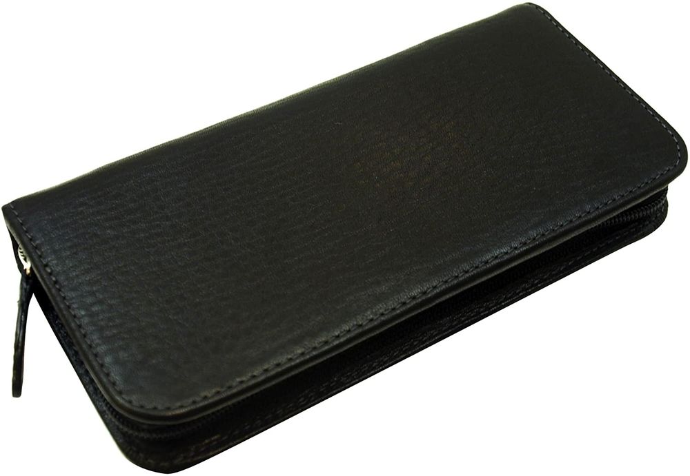 （まとめ買い）ペンサンブル ファスナーペンケース ブラック PSPC-01-B [x3]