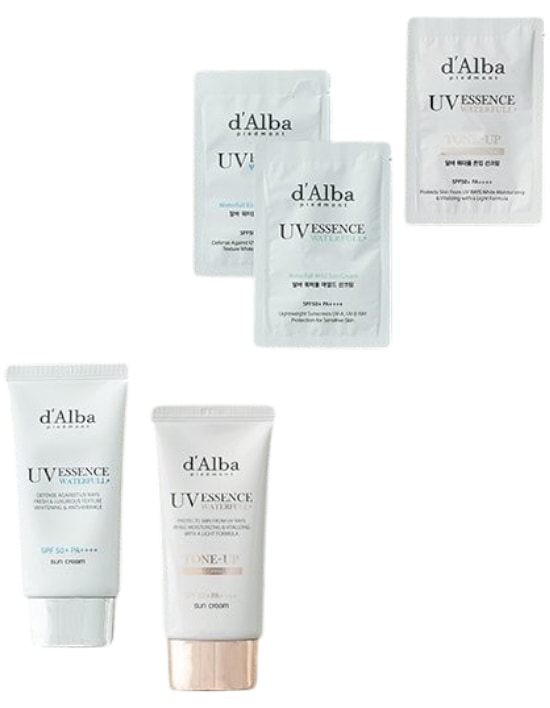 ピンクトーンアップ+エッセンス日焼け止め単独企画セット (トーンアップ50ml+エッセンス50ml+日焼け止め3ml*3種)