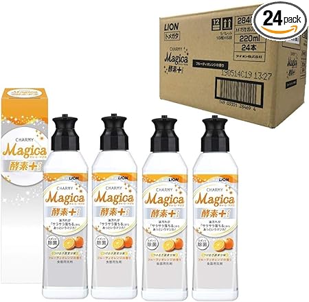 24個セット ノベルティギフト用化粧箱入 LION CHAMY Magica 酵素+ 220ml フルーティオレンジの香り 5,643円