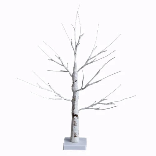 オフシーズンにも使える 白樺風ツリー 高さ150cm 大型サイズ LED点灯／点滅 インテリア