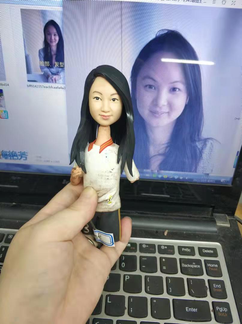 【オーダーメイド】3D肖像画 似顔絵 人形 フィギュア 彼氏 彼女 誕生日 ケーキトッパー 記念日 カップル 友達 プレゼント