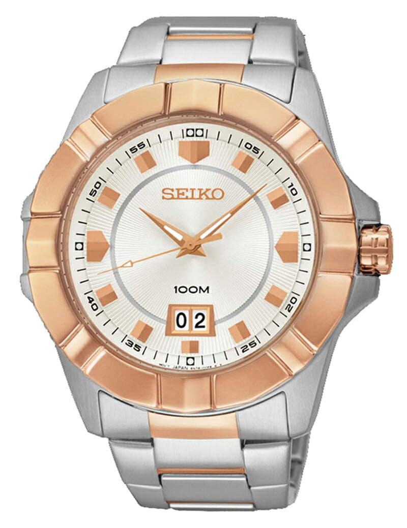 [10年保証] [訳あり品] [新品] SEIKO SUR136P1 　セイコー クオーツ 　100m防水 　[逆輸入モデル]