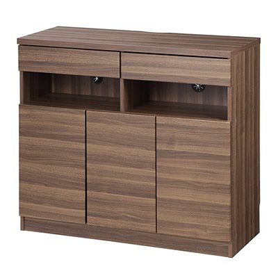 配線収納付きリビングキャビネット ステラキャビネット 幅90cm F0800454 マストバイ