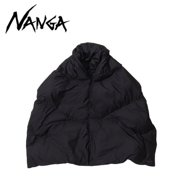 ナンガ ダウンポンチョマフラー DOWN PONCHO MUFFLER BLK FREE NA2442-3C605-B N0002382