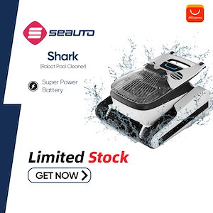 Seauto shark-コードレスロボット掃除機水中ラインクリーニング壁掛けクライミングインテリジェントルート計画