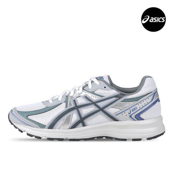 ジョグ100S メンズ レディース スニーカー ホワイト キャリア グレー 1203A684-100