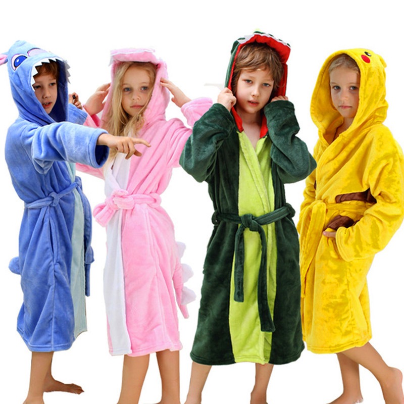最新情報 赤ちゃん用バスローブ 恐竜の絵 パジャマ 男の子と女の子用の動物のパジャマ 着物・浴衣