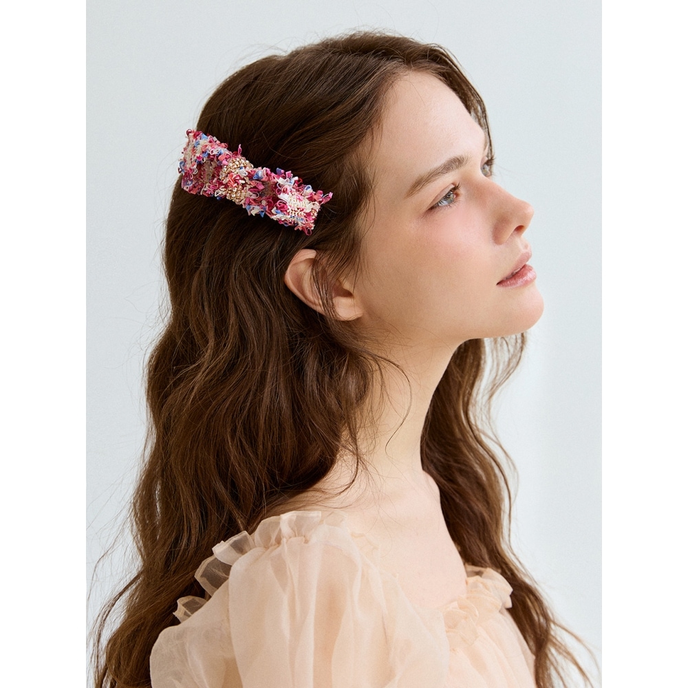 ジャンポールクラリスポップツイードリボンオートピン LFAC0397