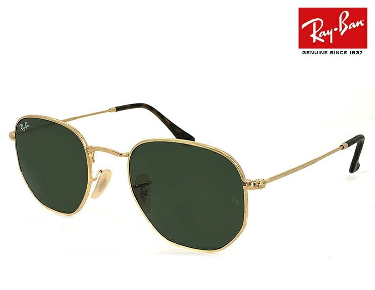 Ray-Ban サングラス rb3548n 001 51mm 小さめ Sサイズ メンズ レディース HEXAGONAL FLAT LENSES 15,903円