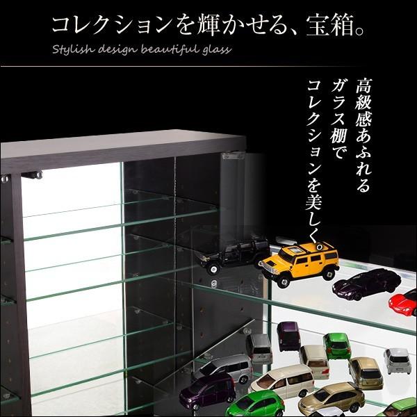 コレクションラック専用ミラー 背面 ハイタイプ用 深型・浅型共通 鏡 単品 棚奥の背面用 コレクションケース本体は別売り フィギュア 車 収納棚 Luke ルーク