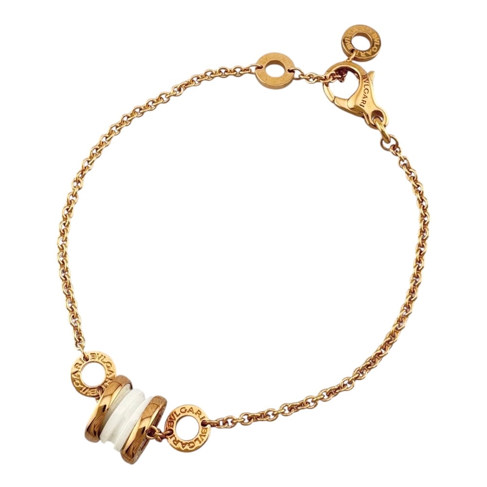 ブルガリ B-zero.1 エレメント ブレスレット 18金 K18ピンクゴールド BVLGARI 中古 美品