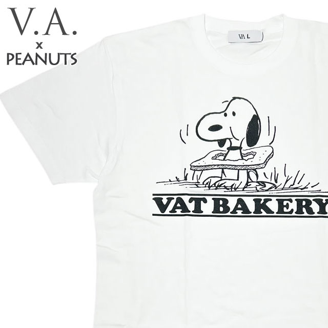 ヴイエー V.A. VAT BAKERY PEANUTS S/S TEE ピーナッツ Tシャツ Various Artists スヌーピー 200-009526-050