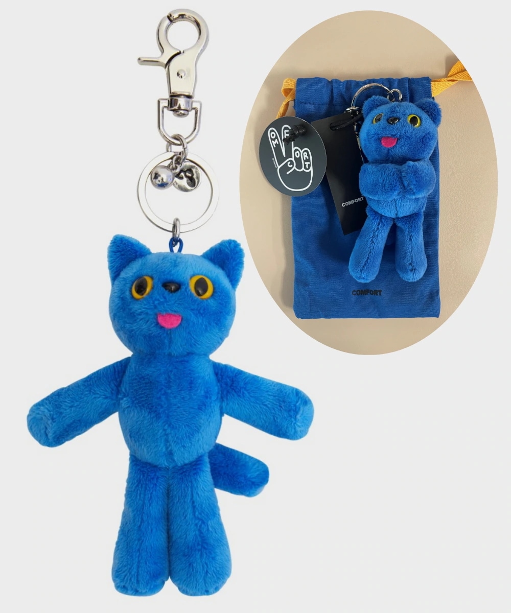 COMFORT PIYONG コンフォートソウル キーリング ブルーピヨン 青 新品 COMFORT PIYONG コンフォートソウル キーリング ブルーピヨン