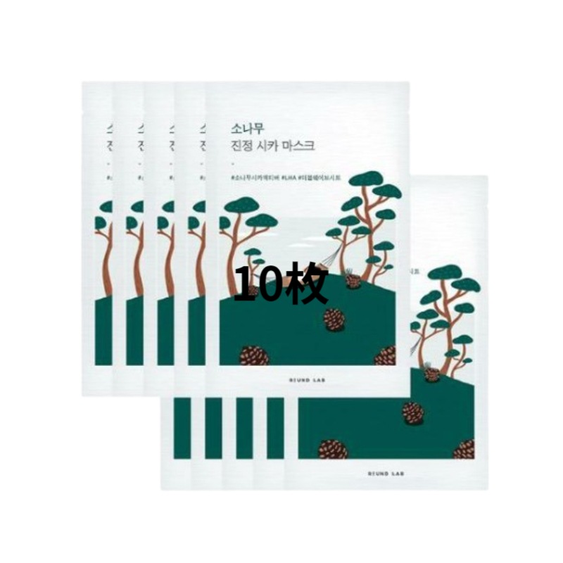 松鎮静 シカ マスク シートパック10枚