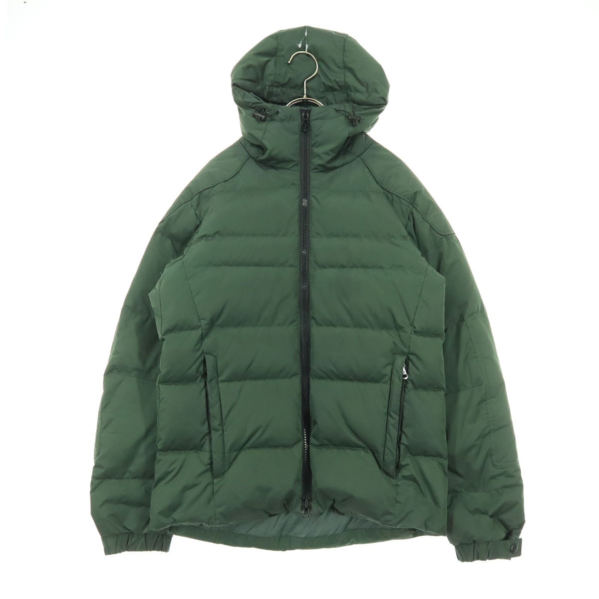 UNIQLO+J ユニクロプラスジェイ 長袖 ダウンジャケット M グリーン メンズ 古着