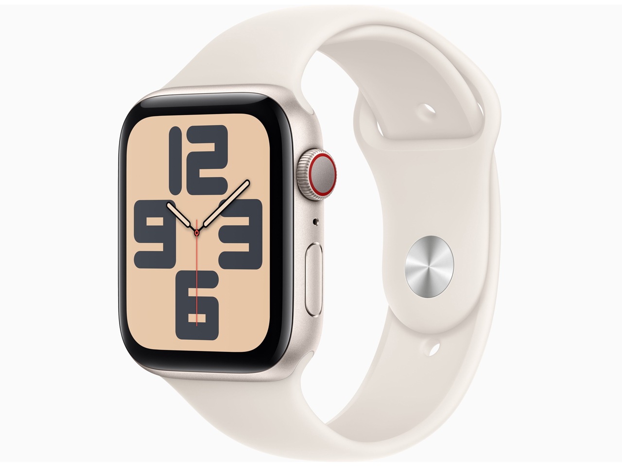 Apple Watch SE 第2世代 GPS+Cellularモデル 44mm MXGT3J/A [スターライトスポーツバンド S/M]