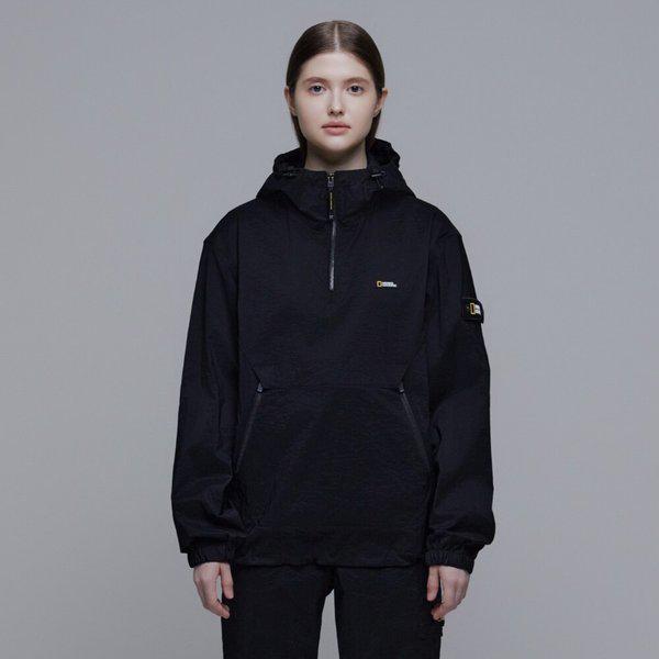 N241UFT940 ウーブン トレーニング フーディ アノラック CARBON BLACK