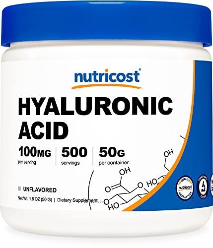 激安通販新作 Nutricost ヒアルロン酸パウダー 50 グラム ビタミン類