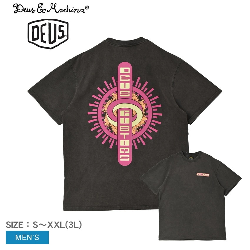 TOKEN TEE DMS231183B メンズ Tシャツ ウェア ウエア トップス 半袖 おしゃれ クルーネック ロゴ シンプル プリント バックプリント カジュアル ブランド