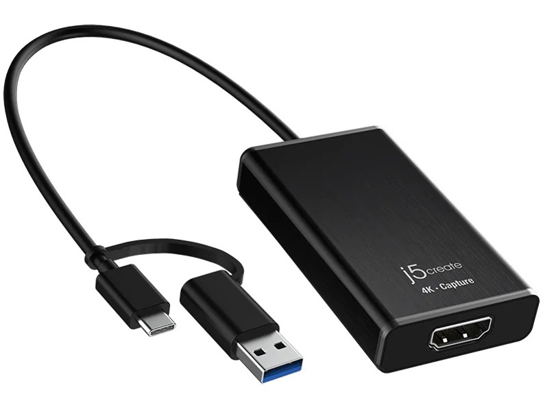 JVA11 [ブラック]4K対応キャプチャーボード