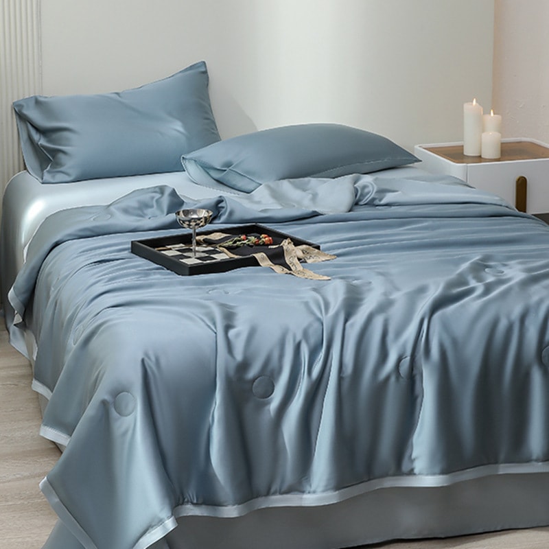 Tencel60 Orchid Essence Tianshi夏のクールなキルトクールなキルト夏のキルト夏のキルトコアサマーエアコンの細いキルトは機械洗浄できます