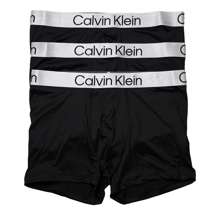 カルバンクライン：CHROMATIC ボクサーパンツ 3PK (ブラック)[ボクサーパンツ/ 男性下着/ メンズインナー/人気ブランド/おすすめギフト/誕生日プレゼント/メンズファッション]
