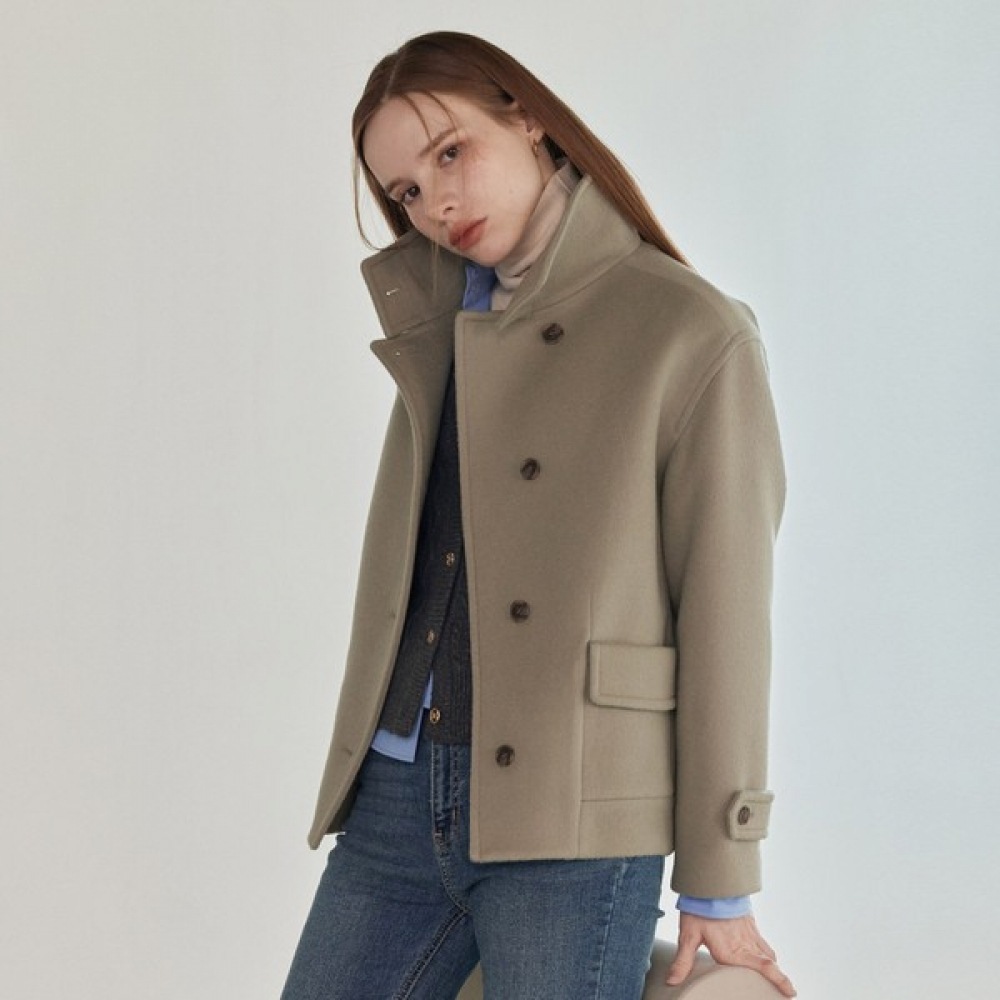 (リアーナニューヨーク) メリノウールハイネックジャケット RRJWJK050