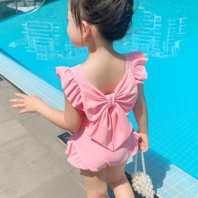 1つ買うと1つ無料ラッキーバッグ 子供の水着のワンピースの女の子の女の子の赤ちゃんの王女のかわいいの泡の甘い子供の水着の水着