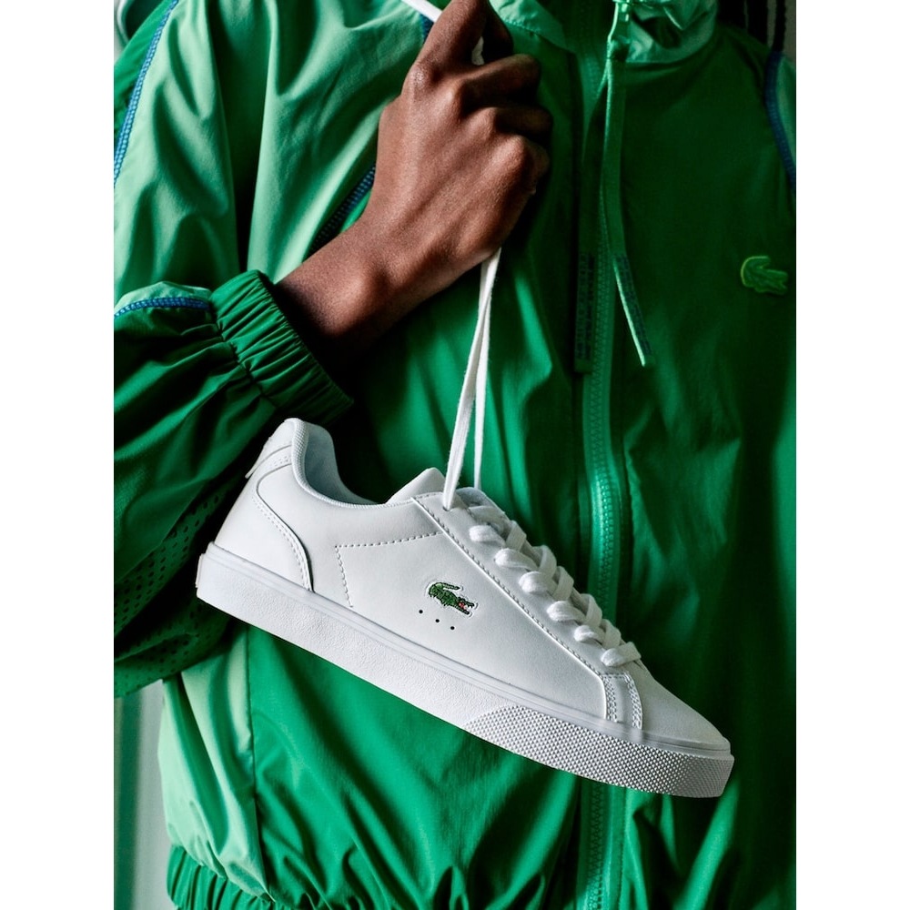 ラコステ女性用レロンドプロベースラインレザースニーカー RZ4048W54G 21G Q2NRZ4048W54G21G