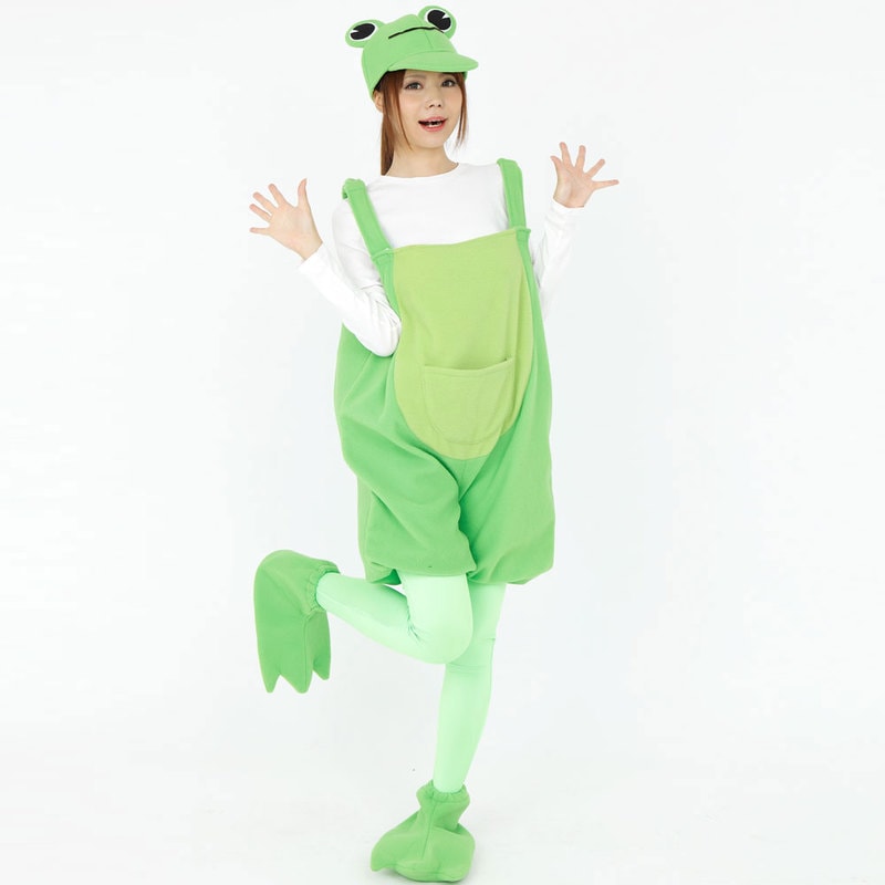 コスプレ 仮装 Patymo なかよしシリーズ カエル 【 コスプレ 衣装 ハロウィン 仮装 コスチューム 動物 アニマル 男性用 大人用 女性用 レディース 余興 男女兼用 パーティーグッズ メンズ