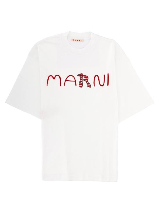 MARNI Men T-Shirts HUMU0223S2 USCY86LOW01 WHITE