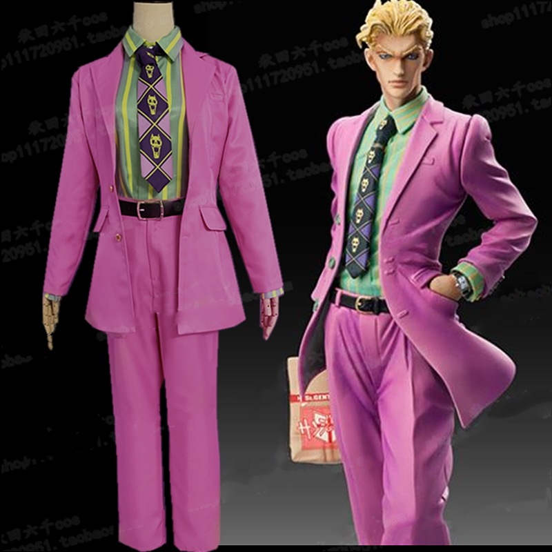 Jojoの奇妙な冒険 吉良吉影衣装スーツ ブルー