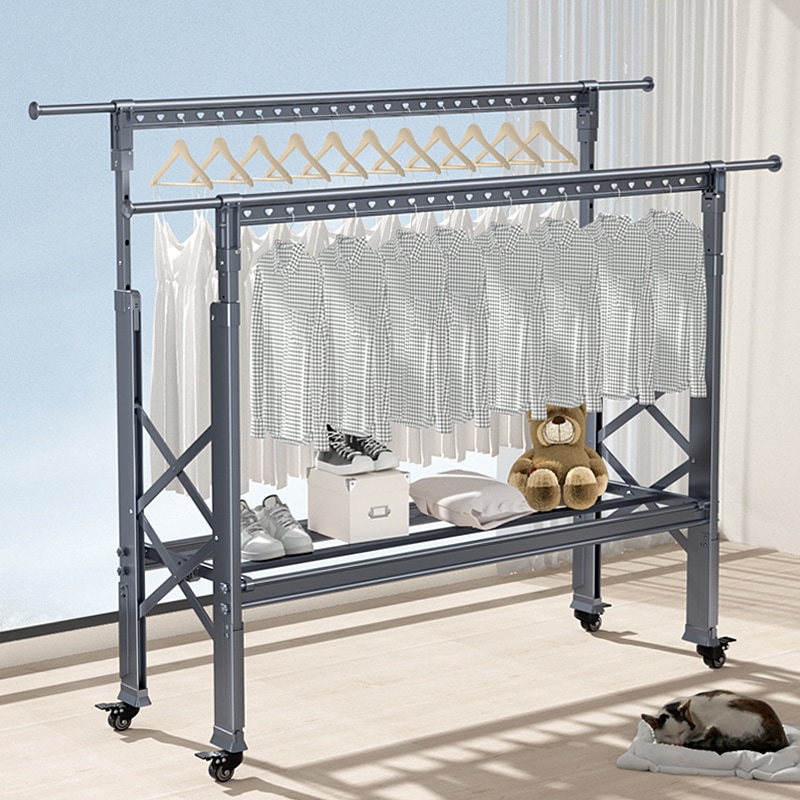 ハンガーラック パイプハンガーラック 洋服ラック ハンガーポール パイプハンガー 洋服掛け おしゃれ メッシュ棚付き スチール製 組立簡単 防サビ 防水 耐腐食性 物干しスタンド コー6