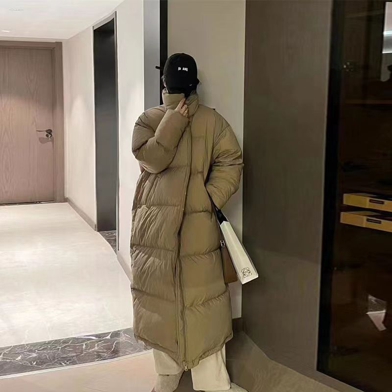 23の女性用ロングダウンコットンコートゆったりとした厚みのあるニーハイコットンコートジャケットコットンジャケットブレッドコートトレンド 7,172円