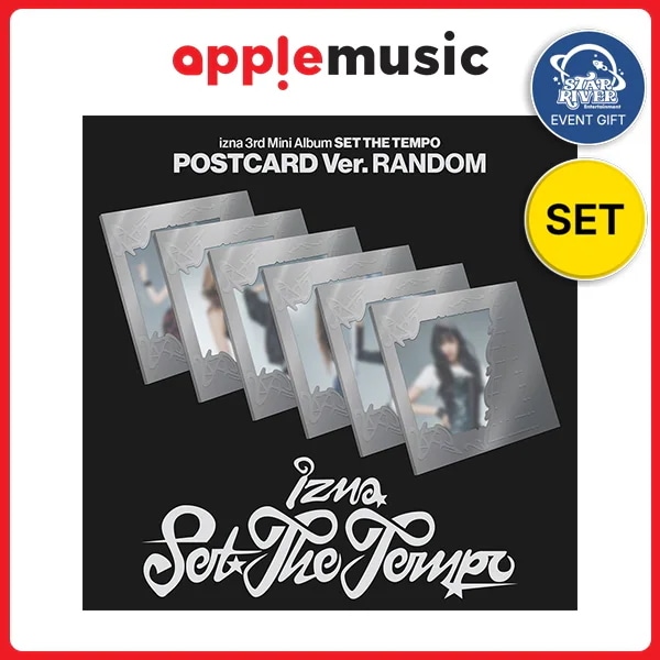 [STAR RIVER 特典付き][6種] izna - 3rd Mini [SET THE TEMPO] [POSTCARD Ver.]