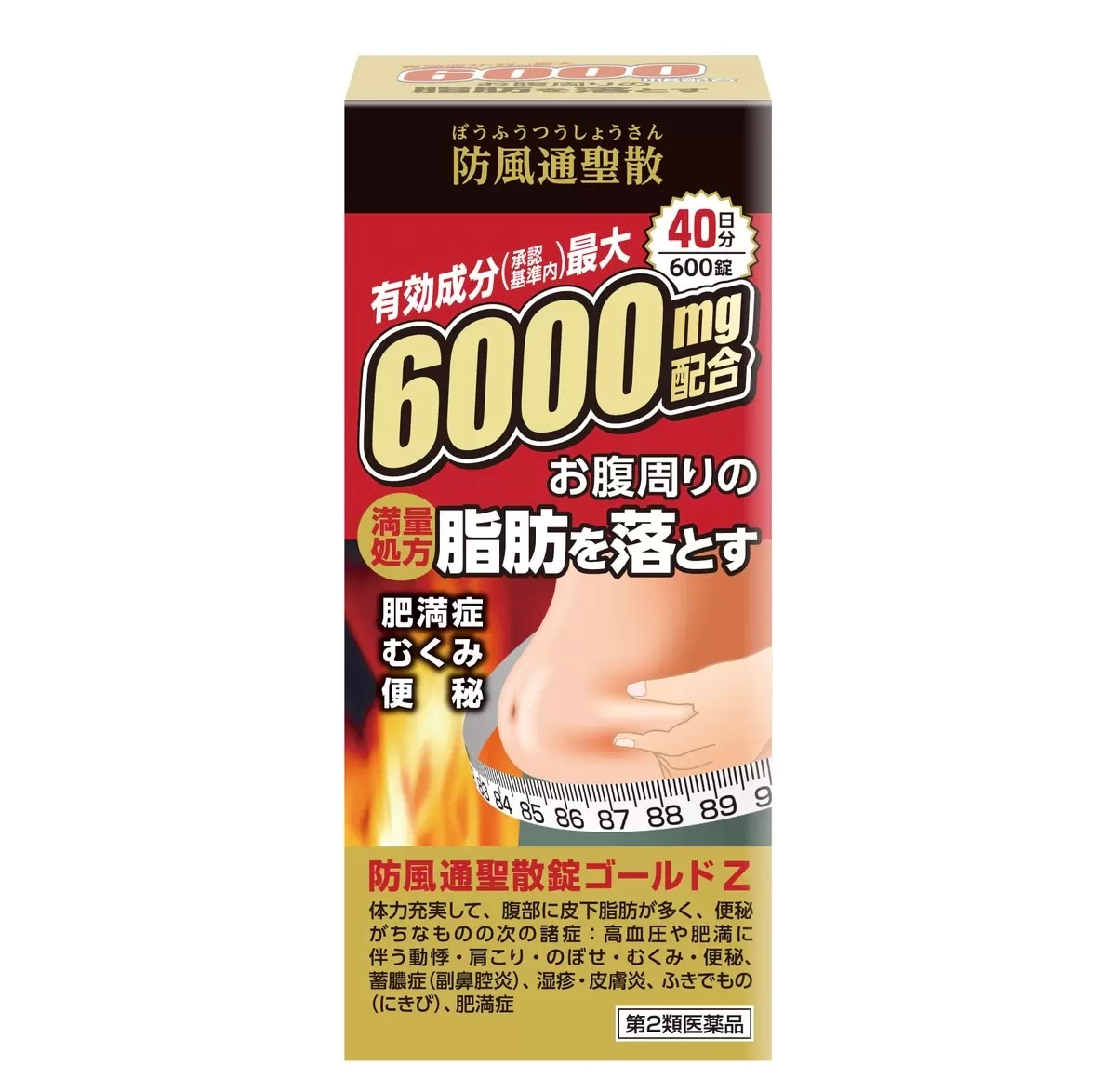 防風通聖散GOLD-Z 600錠 40日分