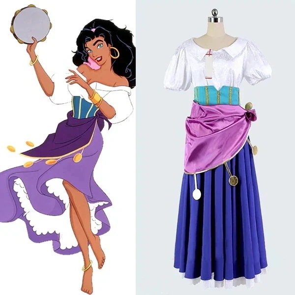 【3日出荷】[コスパ最高][一部翌日発]クリスマス 衣装 コスプレ コスチューム 衣装 エスメラルダ ノートルダム鐘