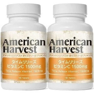 ダグラスラボラトリーズ タイムリリーズ ビタミンC 1500mg 180粒2個セット 17953-180