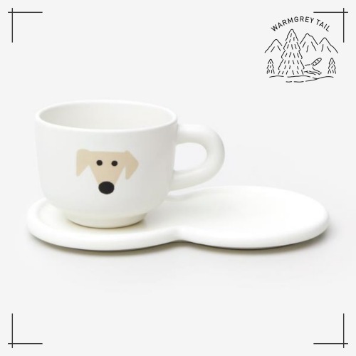 WARMGREYTAIL TUBEミルクカップ + プレートセット