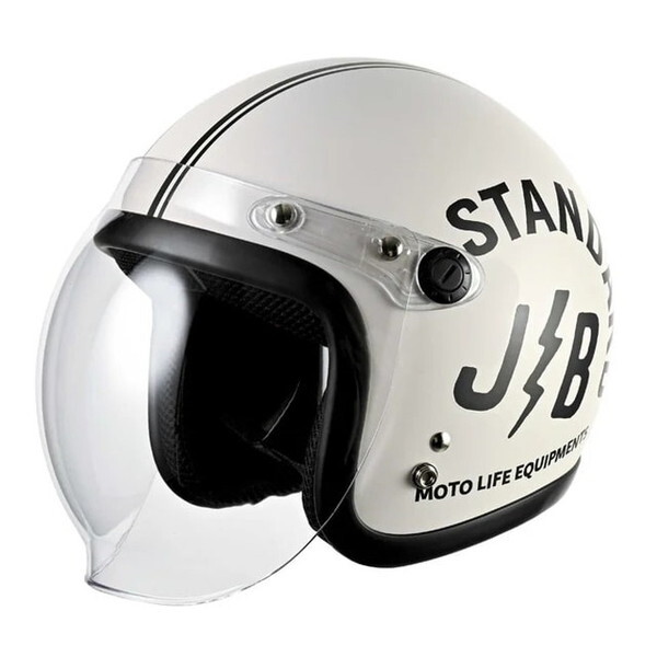 RIDEZ JB STANDARD OFF-WHITE 57-60cm未満 デザインジェットヘルメット