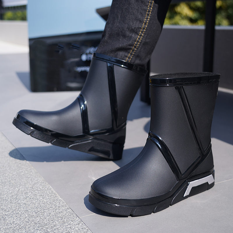 クーポン レインブーツ メンズ 晴雨兼用 ショート レインシューズ レディース 防水 防滑 ショートブーツ 雨靴 おしゃれ レイン シューズ かっこいい アウトドア 作業用 通勤 梅雨対策 カジュアル