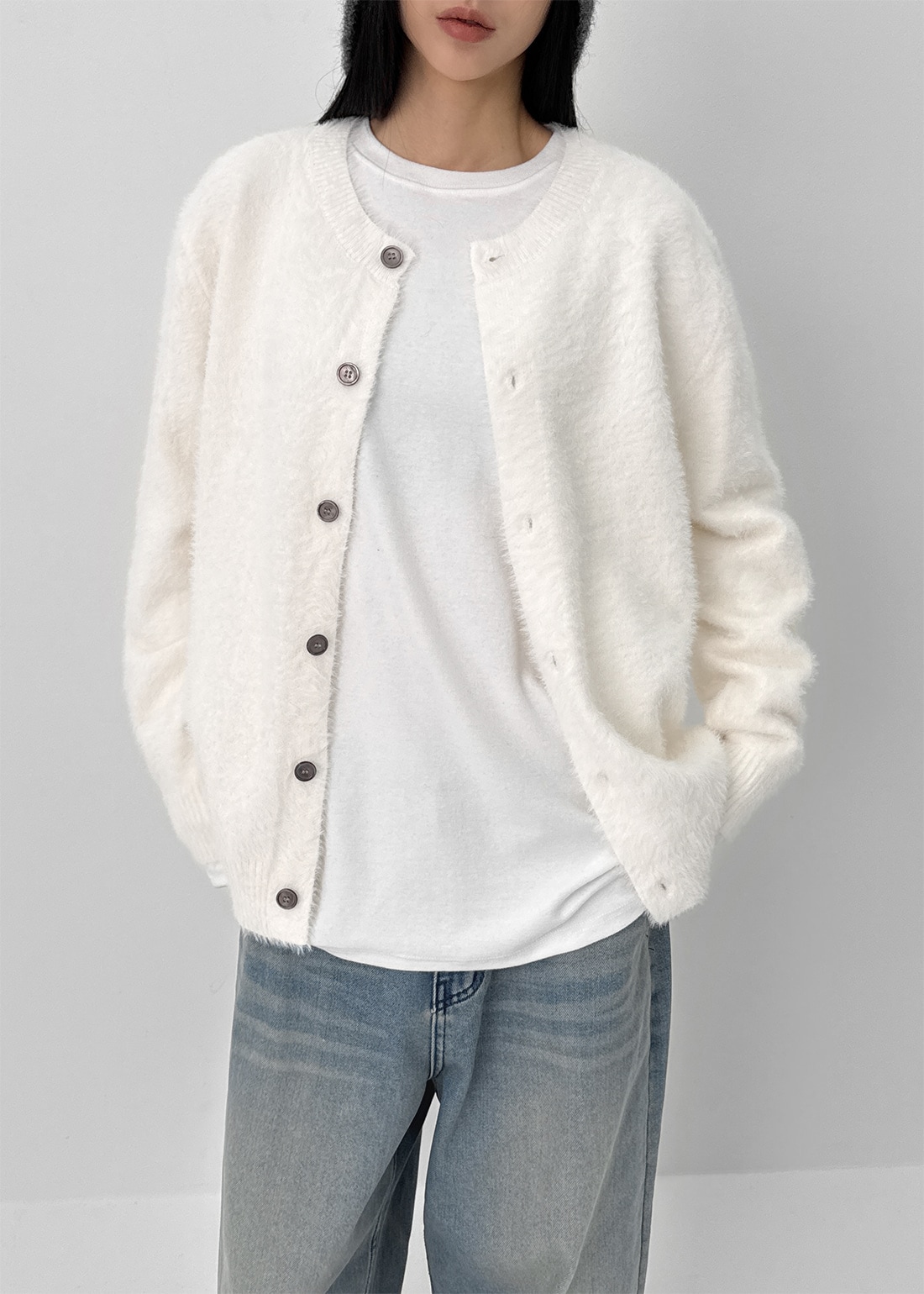 ソーラールーズフィットファーカーディガン