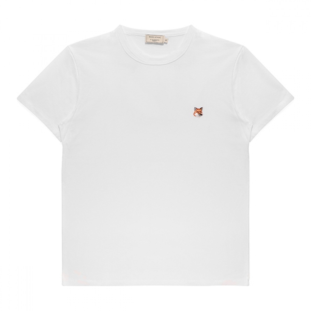 メゾンキツネ LM00104KJ0008 P100 フォックスヘッドパッチメンズ半袖Tシャツ