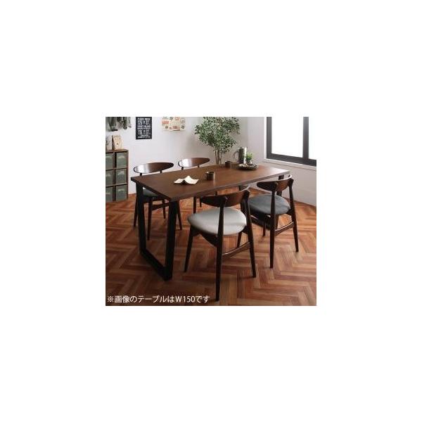 ヴィンテージテイスト スチール脚ダイニングセット NIX ニックス 　ダイニング5点セット(テーブル+チェア4脚) W120