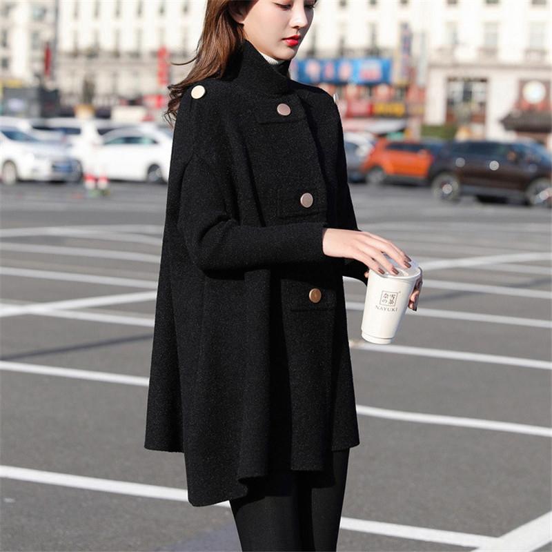 ノーカラーコートレディースラシャコートラシャジャケットショートコート春秋秋暖かい羽織り厚カジュアル通勤