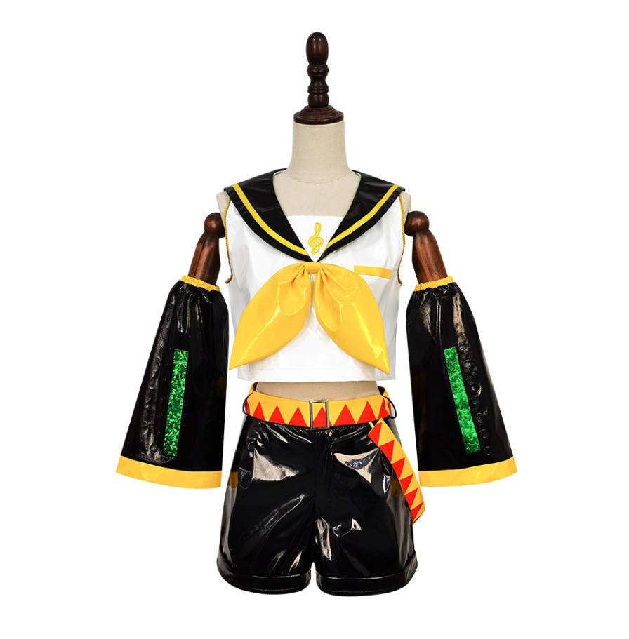[今だけ！爆売れ商品]鏡音リン 変装 仮装 コスプレ服 コスプレ衣装 ins話题で