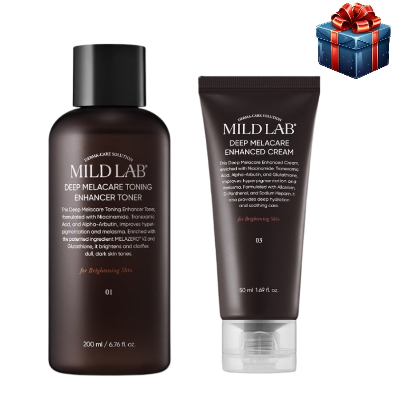 [トーンアップ基礎セット]ディープ メラケア トーニング エンハンサー トナー 200ml +ディープ メラケア エンハンスド クリーム 50ml 韓国コスメトラブル 色素沈着 シミ くすみ グルタチ