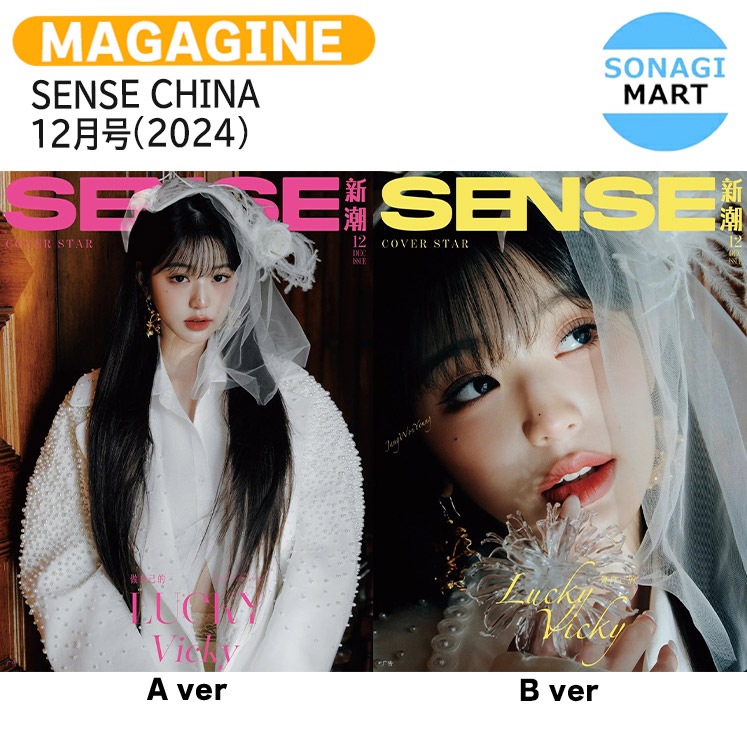 国内発送 [公式特典付] SENSE CHINA 12月号(2024) 2種選択 表紙