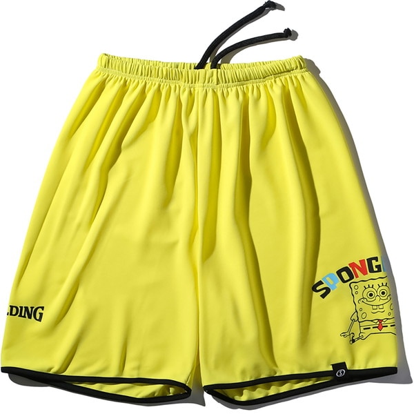 SPALDING スポルディング ジュニア プラクティスパンツ スポンジ・ボブ パペット バスケットボール プラクティスパンツJ SJP25181S-7800