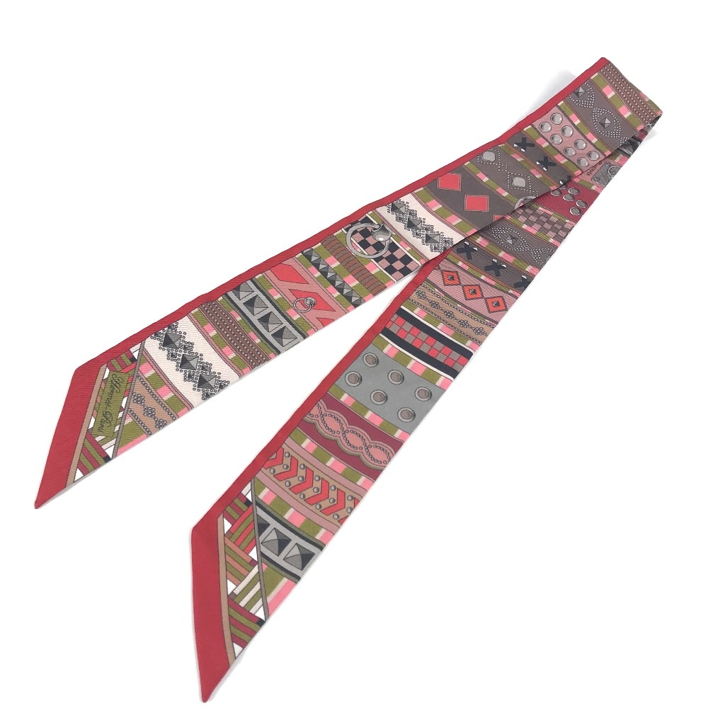 スカーフ ツイリー ツィリー コリエドシアン バンドースカーフ シルク レッド